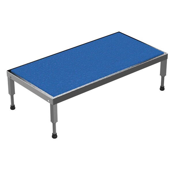 Vestil Adjustable Stainless Steel Stand 10-1/2" to 16-1/2" Height 24"W x 48"L AHT-H-2448-SS - main
